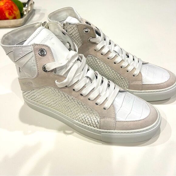 ZADIG & VOLTAIRE High Flash Keith Sneakers New - Picture 2 of 13